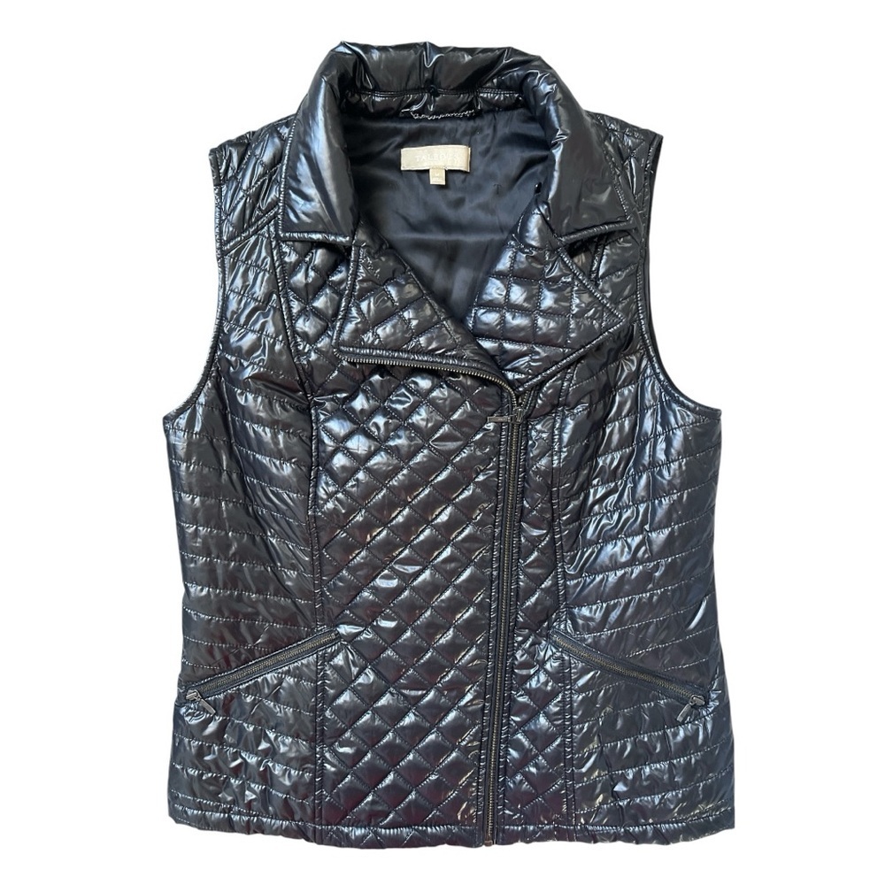 Talbots Black Quilted Puffer Vest | Medium